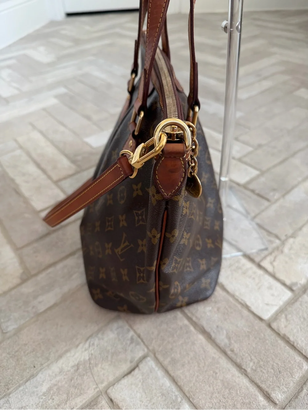 Louis Vuitton Palermo PM Monogram Canvas 2 Way Tote Shoulder Bag